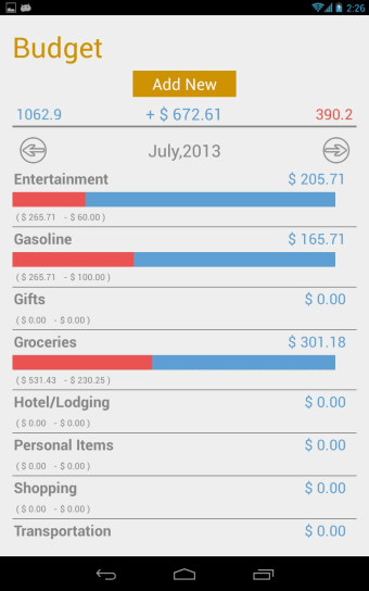 Image 0 for Home Budget Manager Lite