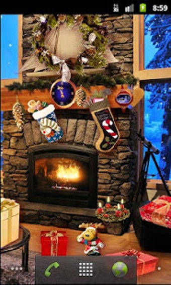 Imagen 0 para Christmas Fireplace LWP