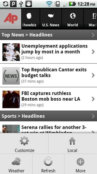 Imagen 1 para AP Mobile - Breaking News