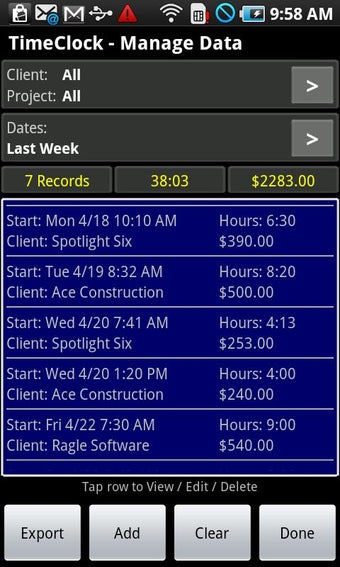 Image 0 for TimeClock - Time Tracker