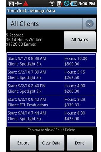 Image 1 for TimeClock - Time Tracker