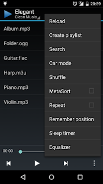 Image 1 for Clean Music Player