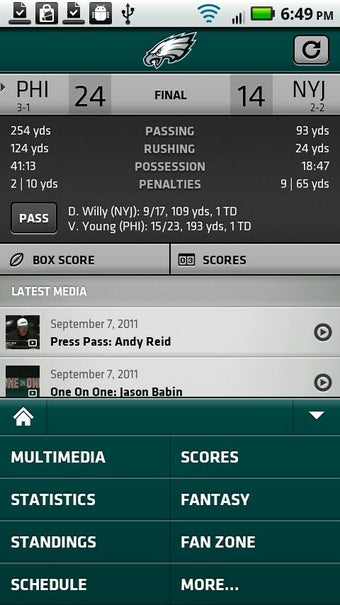 Image 2 for Eagles Official Mobile