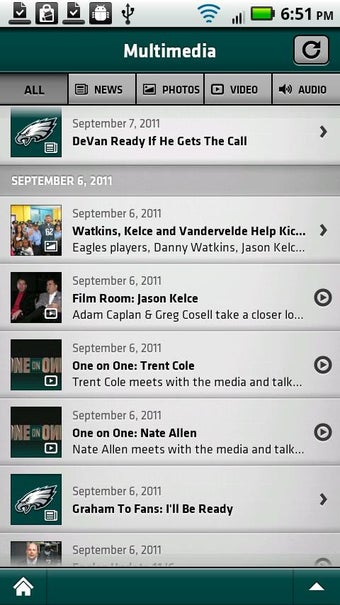Image 0 for Eagles Official Mobile