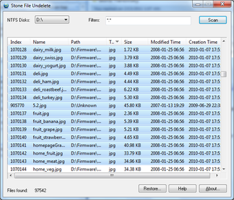 Image 0 for Stone File Undelete