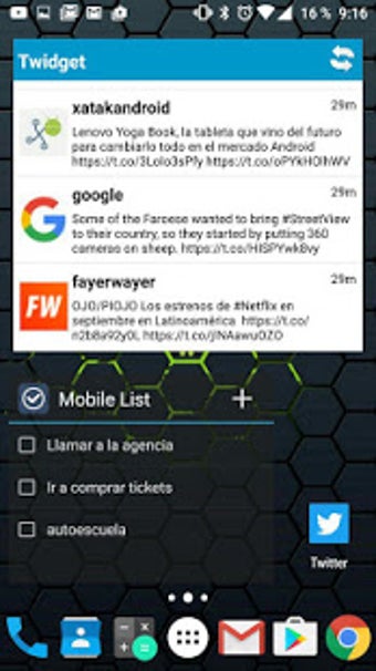 Imagen 0 para Twidget for Twitter