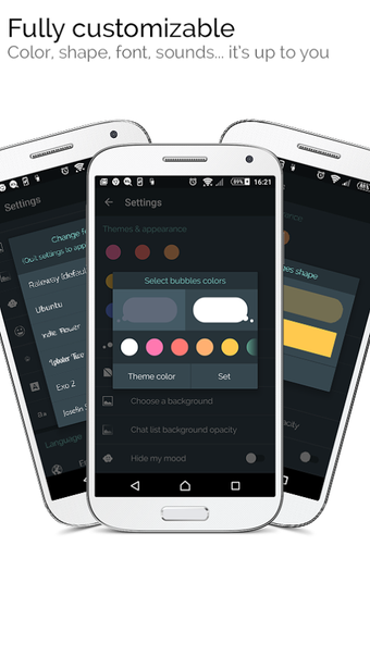 Imagen 1 para Mood Messenger - SMS & MM…
