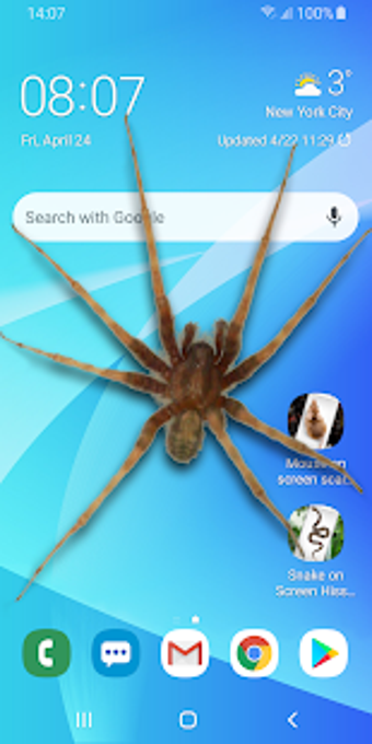 Image 2 for Spider in Phone Funny Jok…