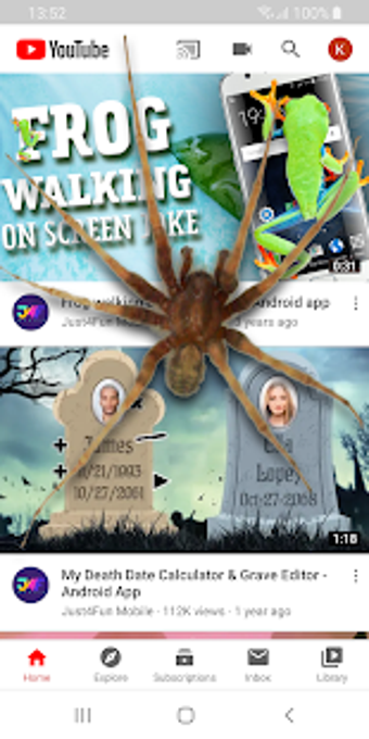 Image 0 for Spider in Phone Funny Jok…