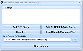 Image 0 for Join Multiple TIFF Files …