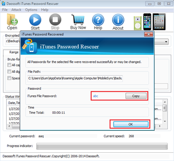 Image 1 for Daossoft iTunes Password …