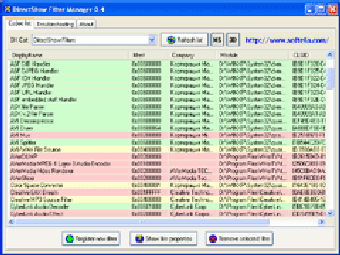 Image 0 for DirectShow Filter Manager