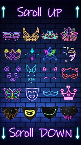 Image 1 for Neon Mask Photo Editor  L…