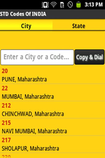 Imagen 1 para STD Codes of India