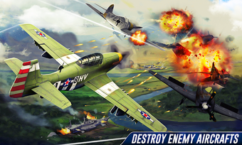 Imagen 2 para WW2 War Plane Dog Fight A…