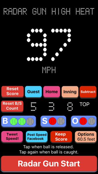 Image 0 for Baseball Radar Gun High H…
