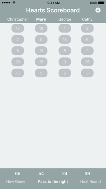 Image 3 for Hearts Scoreboard - Keep …