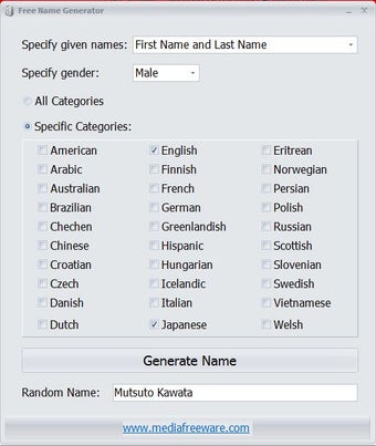 Imagen 0 para Free Name Generator