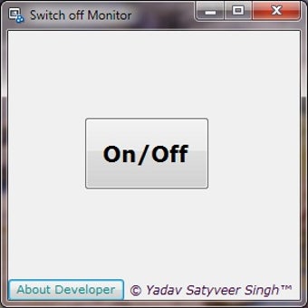 Image 0 for Switch off Monitor