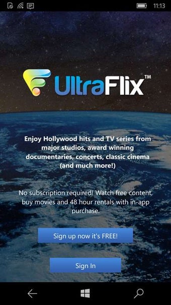 Image 1 for UltraFlix for Windows 10