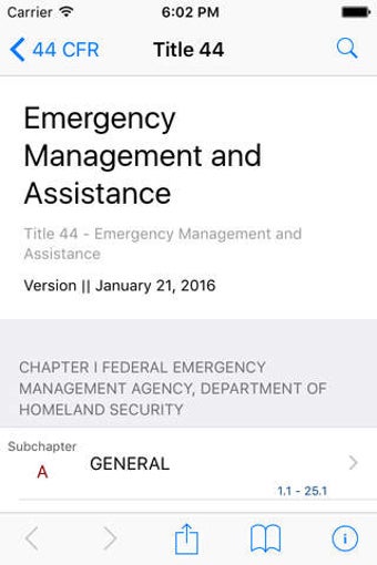 Image 0 for 44 CFR - Emergency Manage…