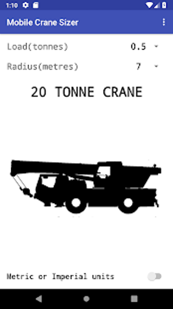 Imagen 0 para Mobile Crane Sizer