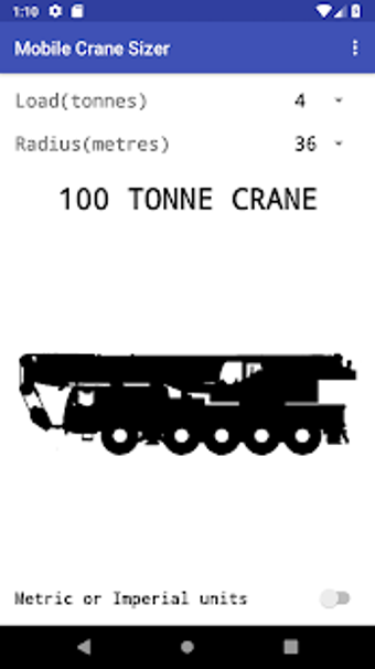 Image 0 for Mobile Crane Sizer