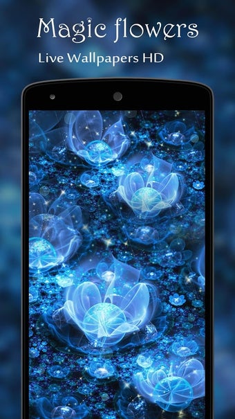 Image 3 for Magic flowers Live Wallpa…