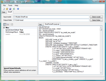 Image 0 for RISE MySQL Code Generator