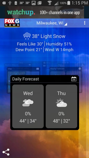 Imagen 2 para FOX6 Storm Center Milwauk…