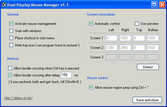 Image 1 for Dual Display Mouse Manage…