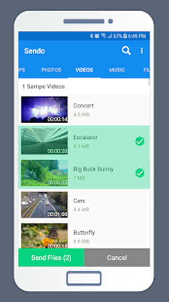 Image 3 for Sendo - File Share & Tran…