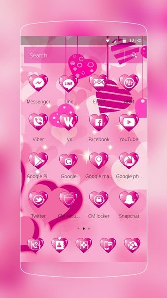 Image 3 for Pink Heart Love Theme