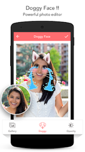 Image 0 for Doggy Face For Snapchat