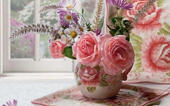 Image 2 for Flowers Tile Puzzle