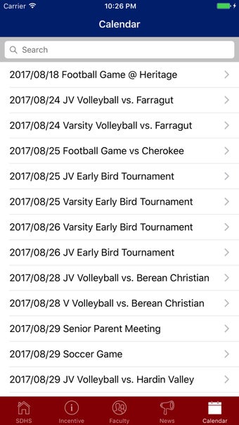 Image 1 for SDHS App