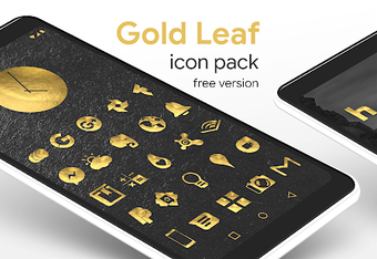 Imagen 1 para Gold Leaf - Icon Pack (Fr…