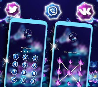 Imagen 0 para Neon Lotus Launcher Theme