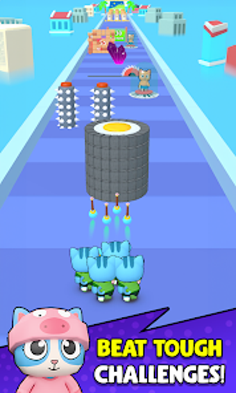 Image 0 for Cat Runner 3D: Crowd Up