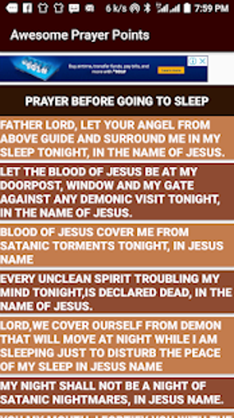 Image 1 for Awesome prayer Points
