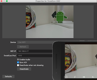 Imagen 1 para DroidCam OBS (Early Acces…