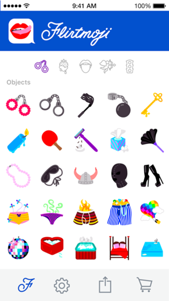 Image 0 for Flirtmoji Keyboard Sticke…