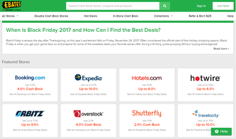 Imagen 0 para Ebates Black Friday Coupo…