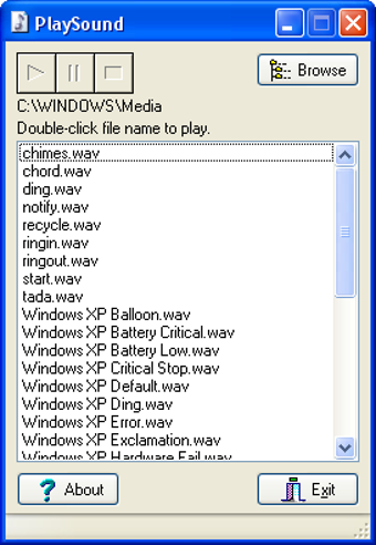 Imagen 0 para PlaySound