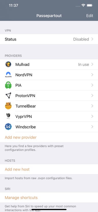 Image 1 for Passepartout - OpenVPN Cl…