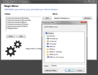 Imagen 1 para Magic Mirror Sync