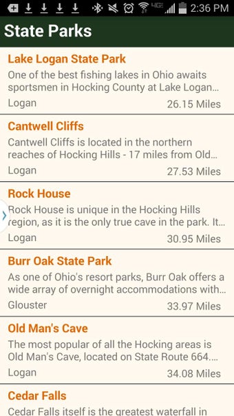 Image 2 for Hocking Hills App
