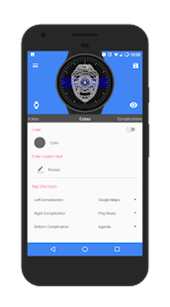 Image 2 for Thin Blue Line Watchface …