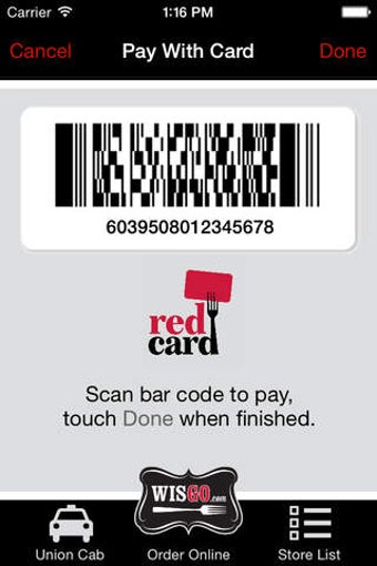 Imagen 0 para Red Card Meal Plan - Pay …