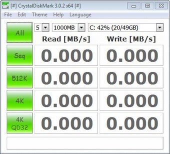 Image 0 for CrystalDiskMark Portable
